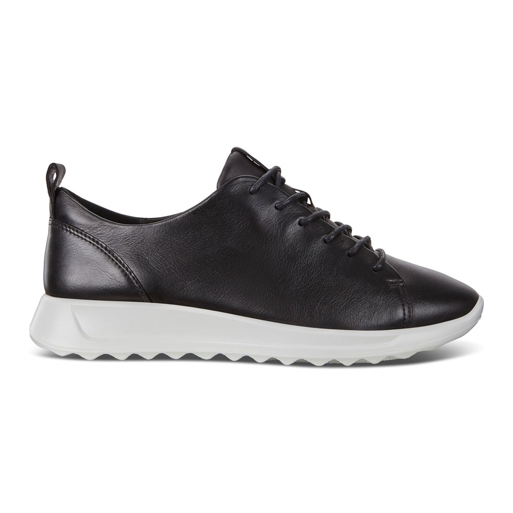 ECCO Womens Sneakers Black - Flexure Runner - ATX-098653